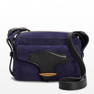 BNWT Isabel Marant suede bicolor mix leather camera crossbody shoulder bag
